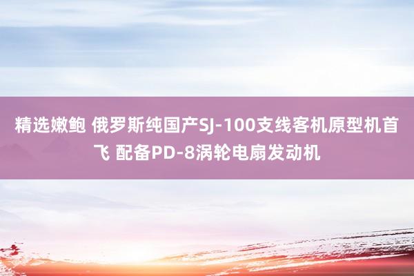 精选嫩鲍 俄罗斯纯国产SJ-100支线客机原型机首飞 配备PD-8涡轮电扇发动机